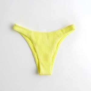 NWT Hollister Textured High Leg Bikini Bottom
